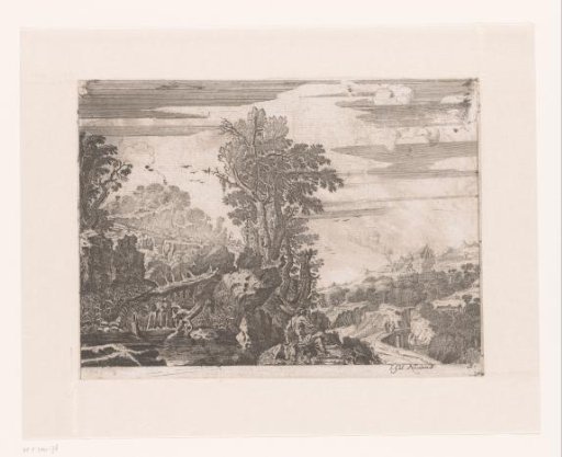 Landscape with Seated Man