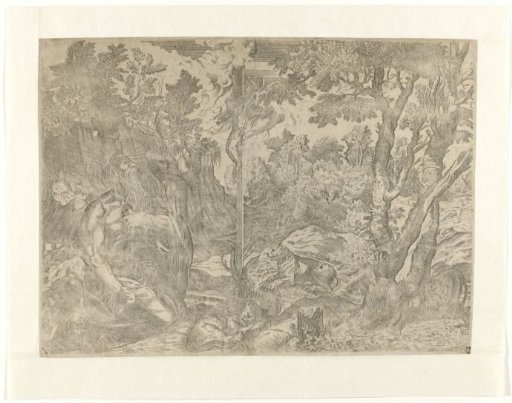 Saint Jerome in the wilderness