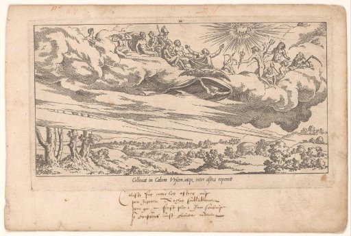 The Olympian gods admire the new constellation