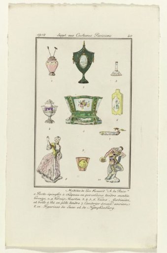 Journal des Dames et des Modes, 1912, Supplement to Parisian Costumes, no. 40: Models by Geo Rouard "A la Paix"