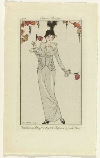 Journal des Dames et des Modes, 1912, Parisian Costumes, no. 8