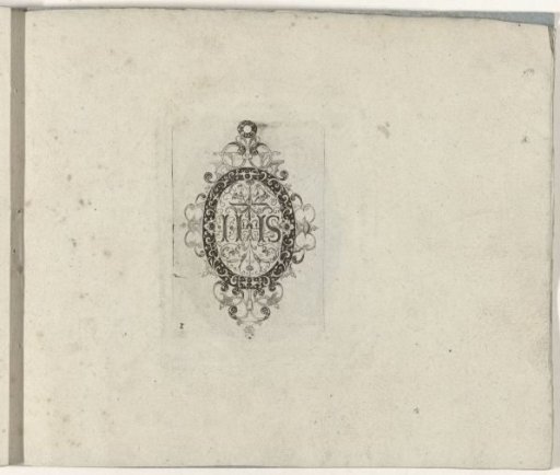 Medallion with Christ monogram