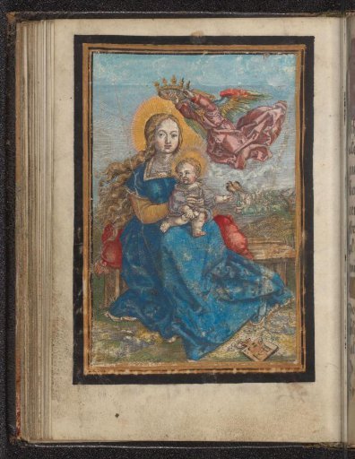 Mary with Child Crowned by an Angel