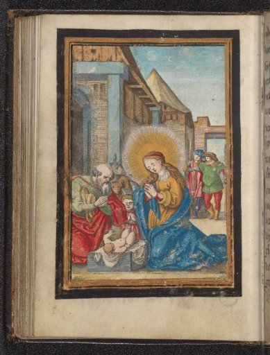 The Adoration by Joseph and Mary