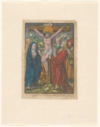 Christ on the Cross, with Mary and John