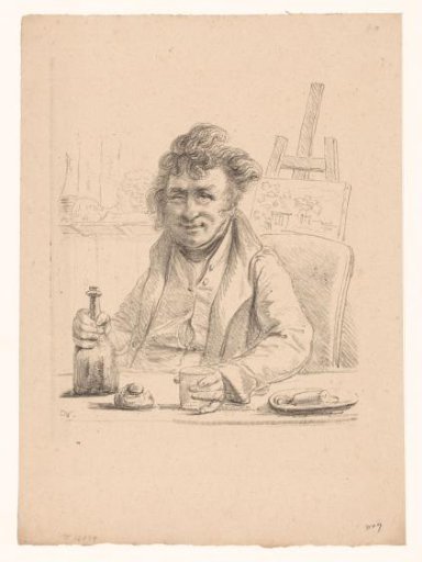 Portrait of the actor Jolly in the role of artist Lantara