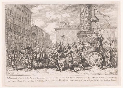 Carnival Procession of Students at the French Academy in Rome
