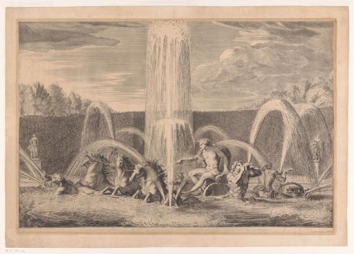 The Apollo Pond in the Gardens of Versailles