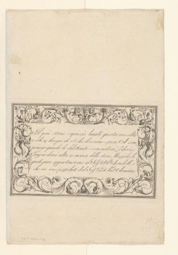 Cartouche with text