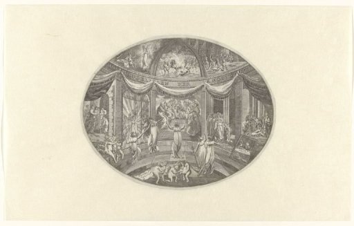 Allegorical Representation Surrounding the Deeds of the Apostles