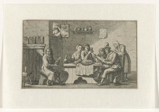 Six People in an Interior