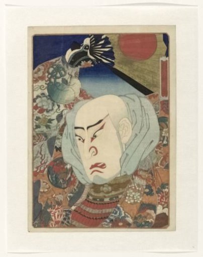 Nakamura Utaemon IV as Hôjô Tokiyori or as Taira Kiyomori