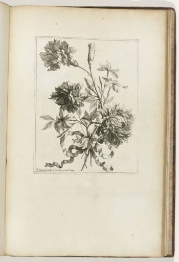 Bouquet in a Glass Vase