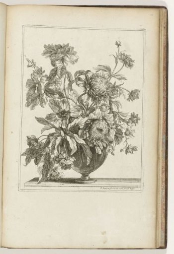 Bouquet in a Glass Vase