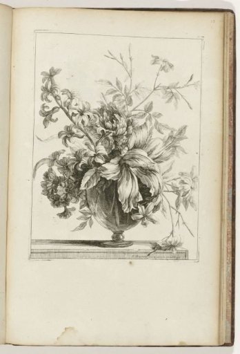 Bouquet in a Glass Vase
