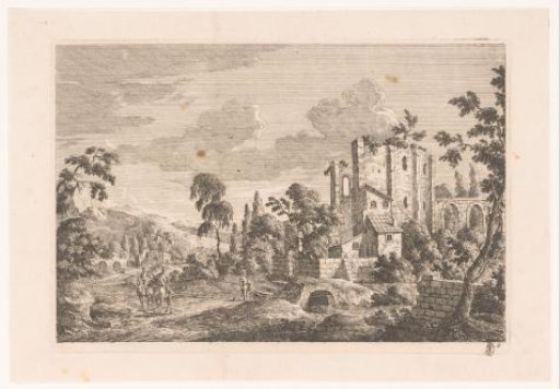 Landscape with a ruin
