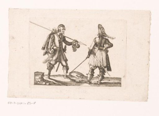 Pikeman and officer