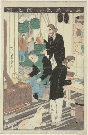 The kitchen in the house of a foreigner