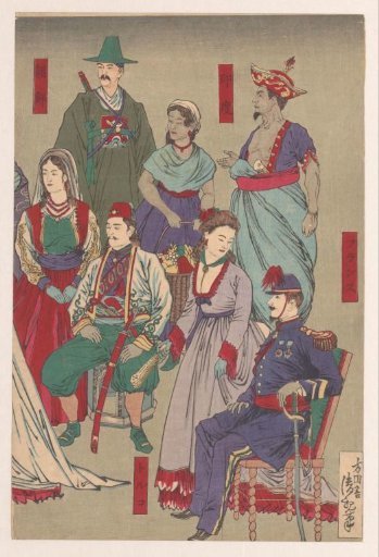 Representation of costumes from all countries