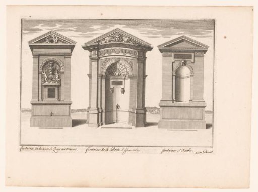 Three Fountains, possibly from Paris