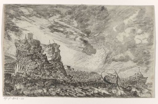 Coastal Landscape in Stormy Weather