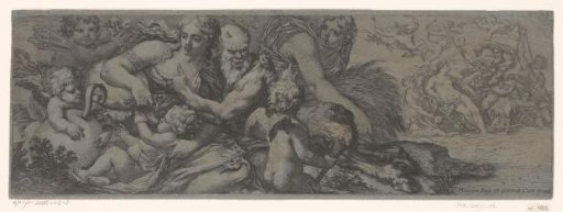 Faun with a Bacchante and Putti