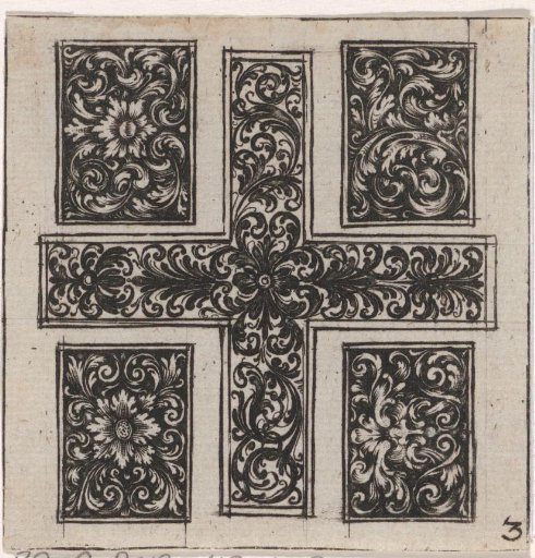 Greek cross with four rectangles