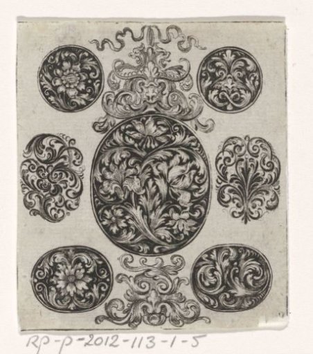 Five medallions