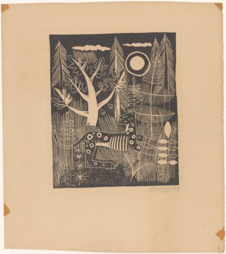 Forest View with a Leopard