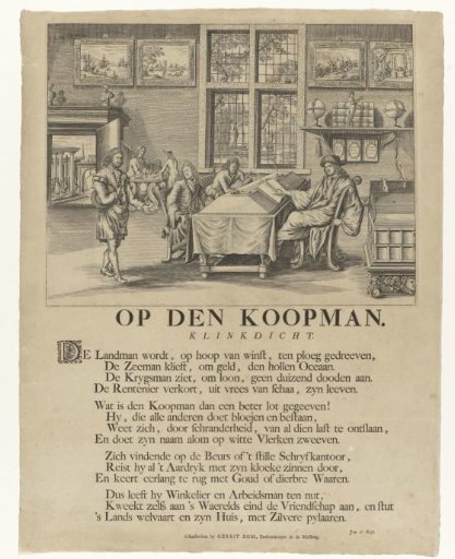 Praise Poem for the Merchant, ca. 1700