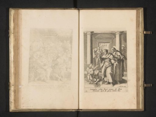 Peter and John heal a paralyzed man at the temple gate