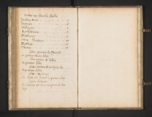 Index to the print album (verso)