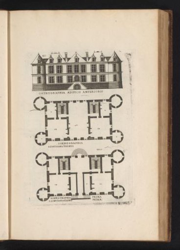 Front elevation and floor plans