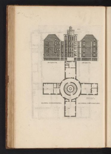 Section and floor plan