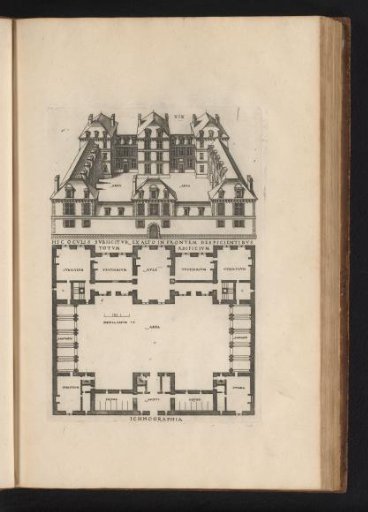 Bird's-eye view and floor plan