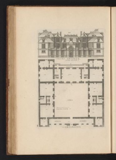 Front elevation and floor plan