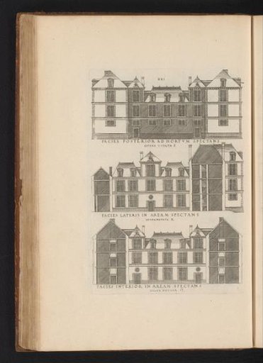 Front, side and rear elevations