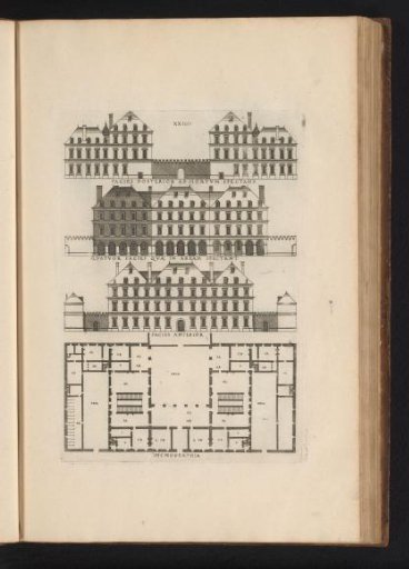 Front, side and rear elevations and floor plan