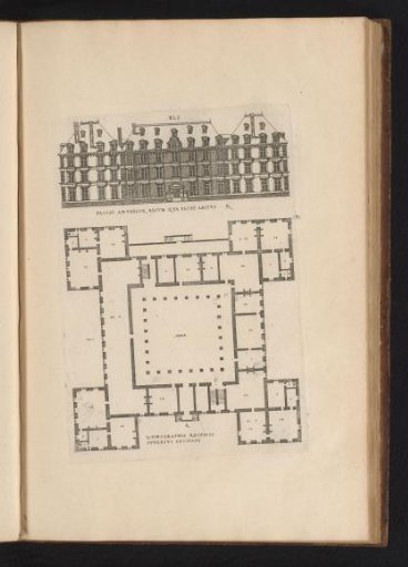 Front elevation and plan