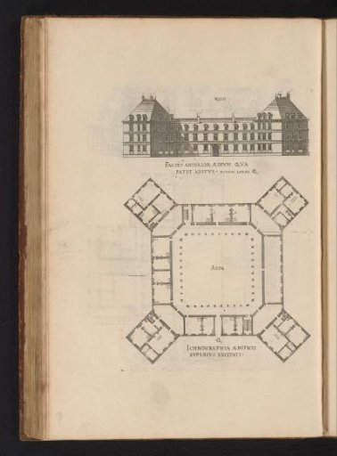 Front elevation and plan