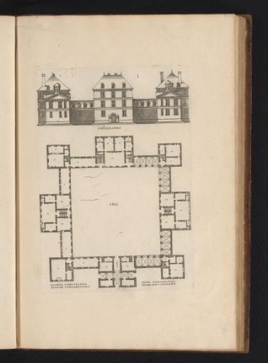 Front elevation and plan