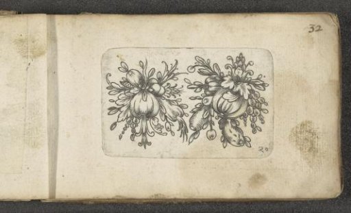 Two bunches of fruit