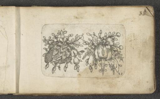 Two bunches of fruit