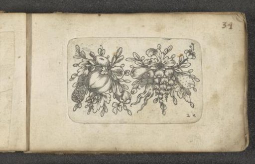 Two bunches of fruit