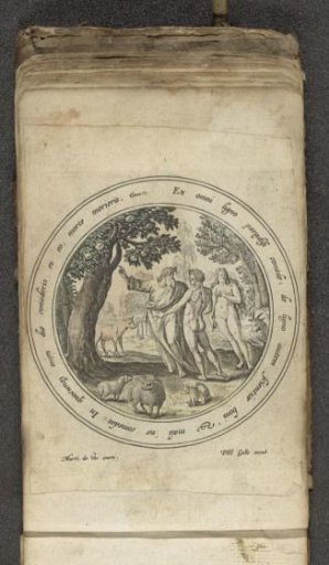 Temptation of Adam and Eve in Paradise