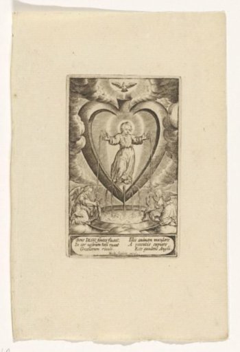 The Blood from the Stigmata Caught by Angels