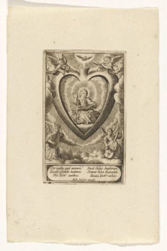 Reading a Book in the Holy Heart