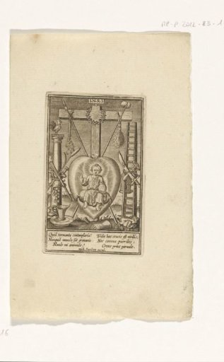 Christ in the Holy Heart Surrounded by the Instruments of the Passion