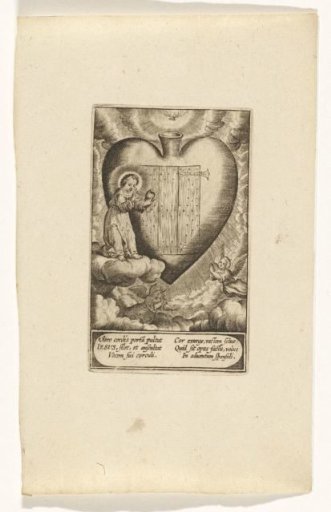 Before the door of the Holy Heart