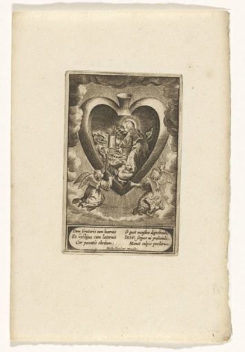 With a lantern in the Holy Heart